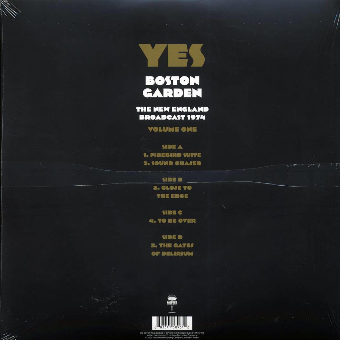Yes - Boston Garden Volume 1: The New England Broadcast 1974 (2xLP)