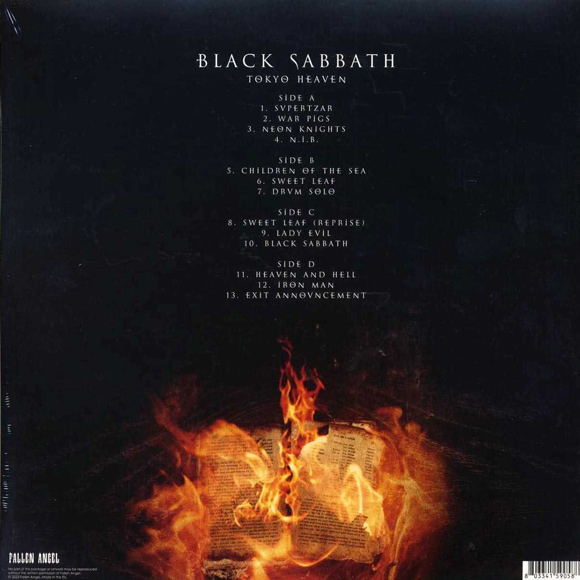 Black Sabbath - Tokyo Heaven: Nakano Sun Plaza Hall, Tokyo, Japan, Nov 18, 1980 (ltd. ed.) (2xLP) (purple vinyl)