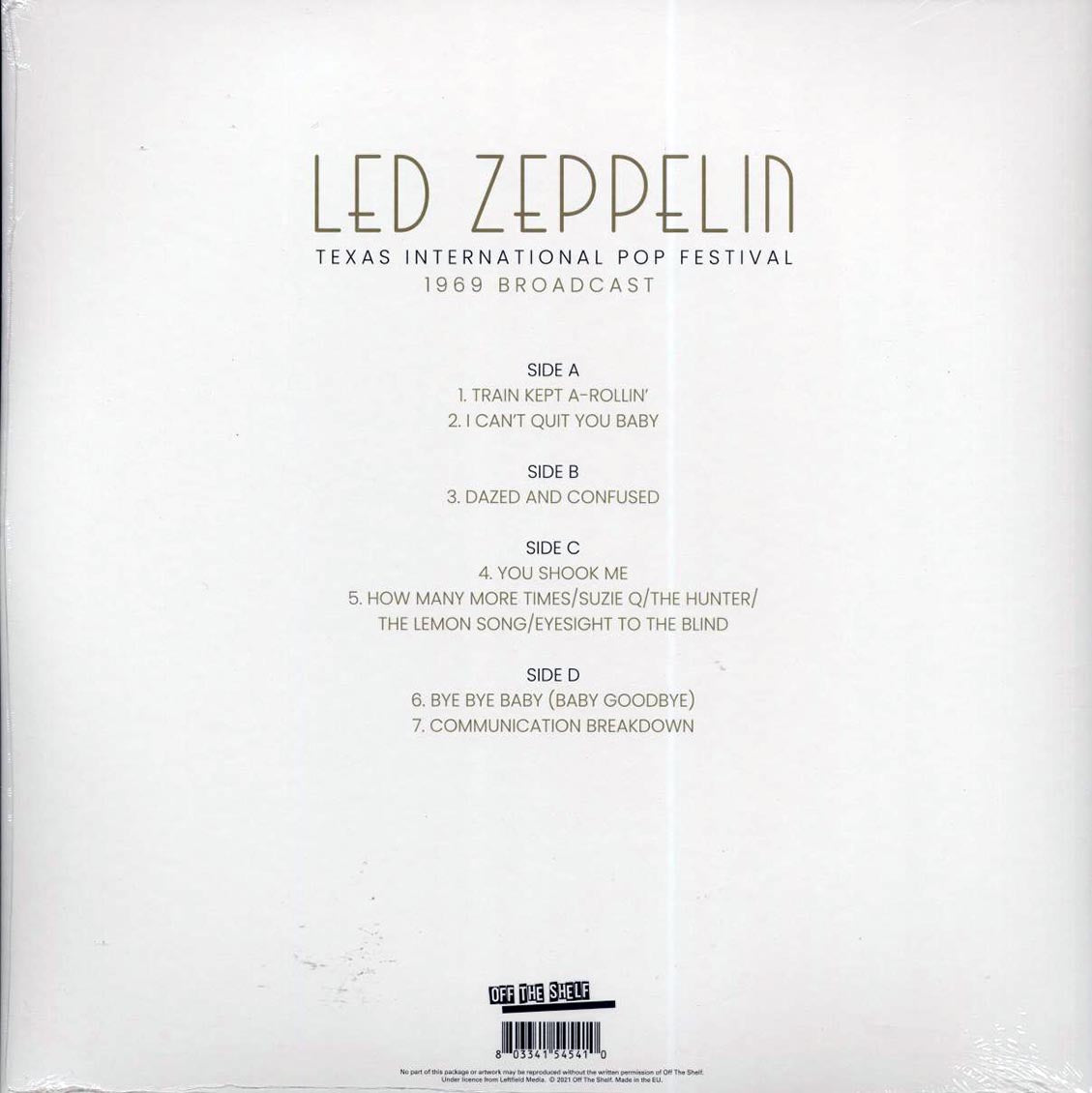 Led Zeppelin - Texas International Pop Festival (2xLP)