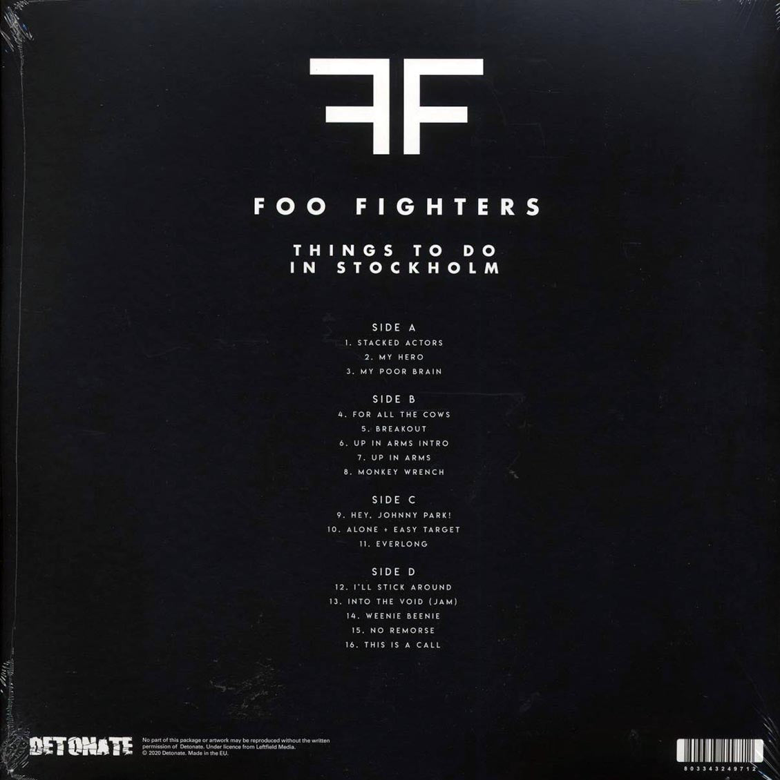 Foo Fighters - Things To Do In Stockholm (2xLP)