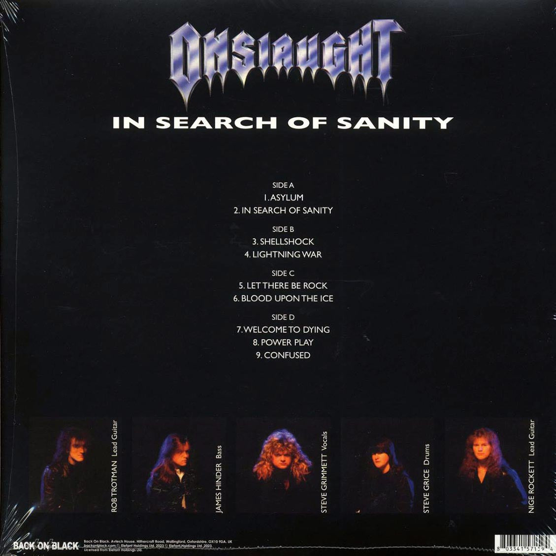 Onslaught - In Search Of Sanity (ltd. ed.) (2xLP) (grey/black splatter vinyl)