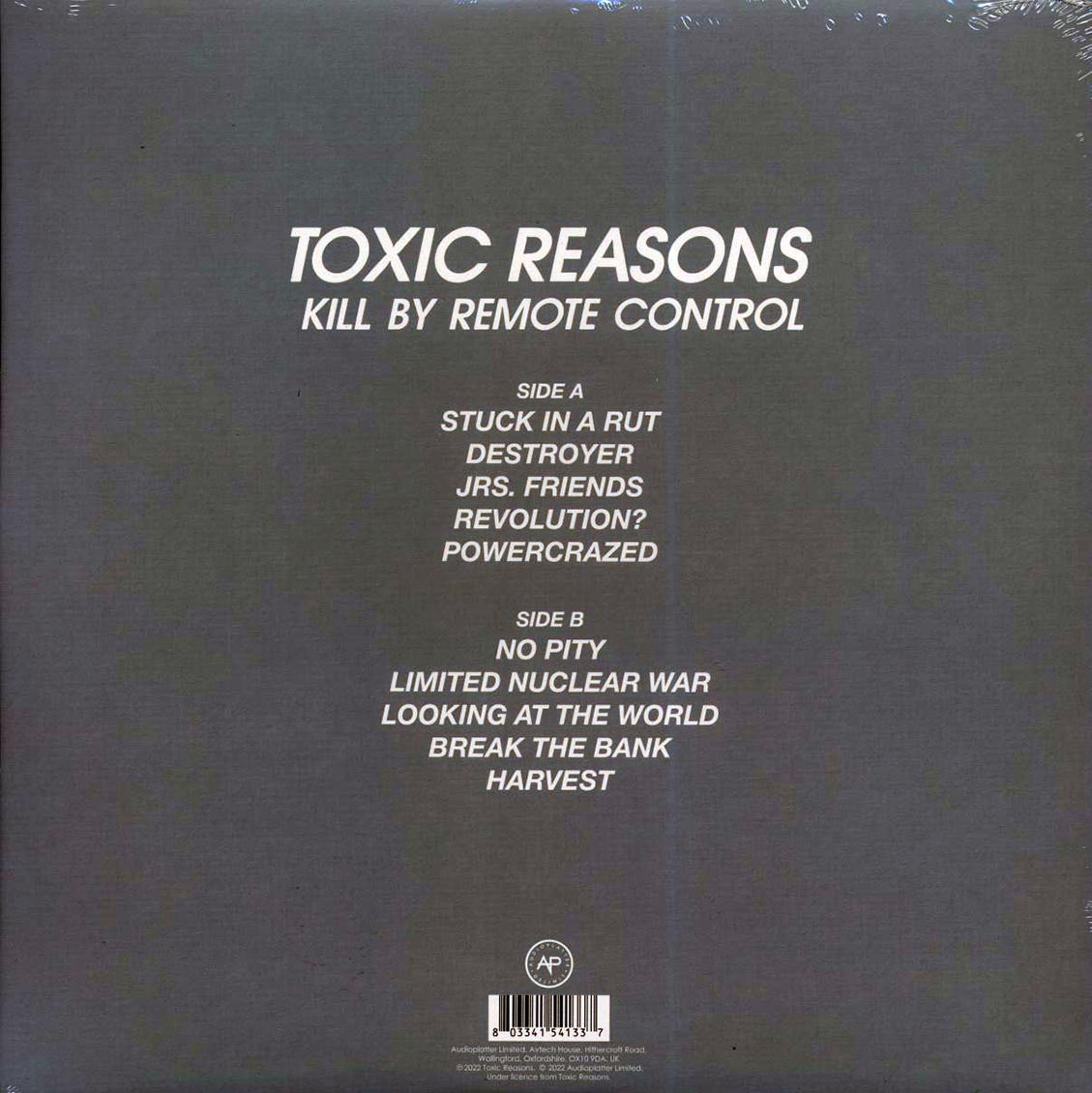 Toxic Reasons - Kill By Remote Control (ltd. ed.) (grey vinyl)