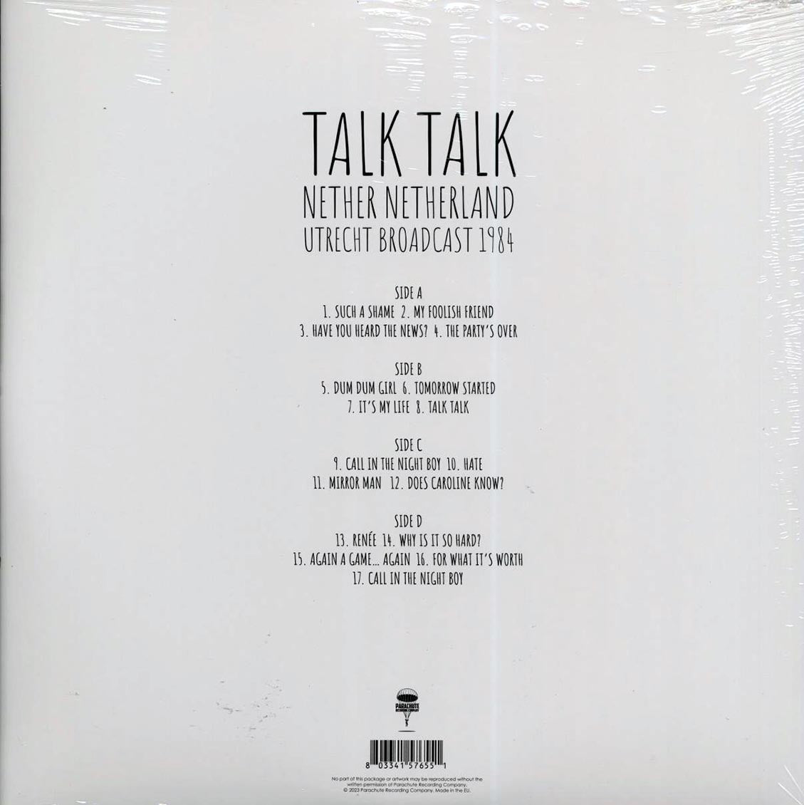 Talk Talk - Nether Netherland: Utrecht Broadcast 1984 (2xLP)