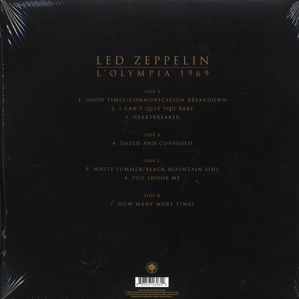 Led Zeppelin - L'Olympia 1969 (2xLP)