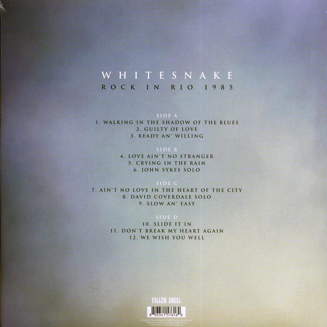 Whitesnake - Rock In Rio 1985 (ltd. ed.) (2xLP) (white vinyl)