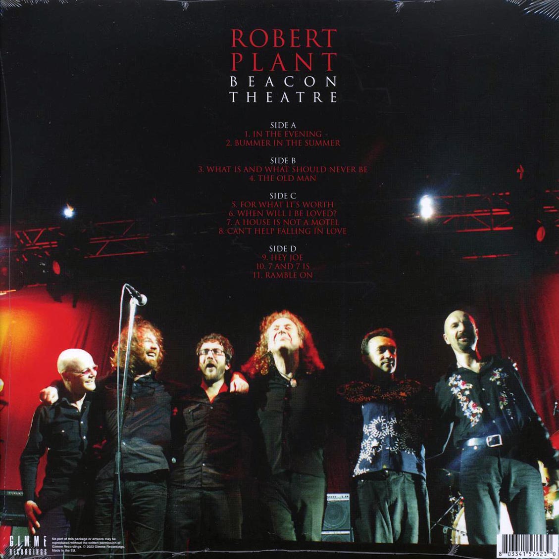 Robert Plant - Beacon Theatre: June 3, 2006, New York (ltd. ed.) (2xLP) (clear vinyl)