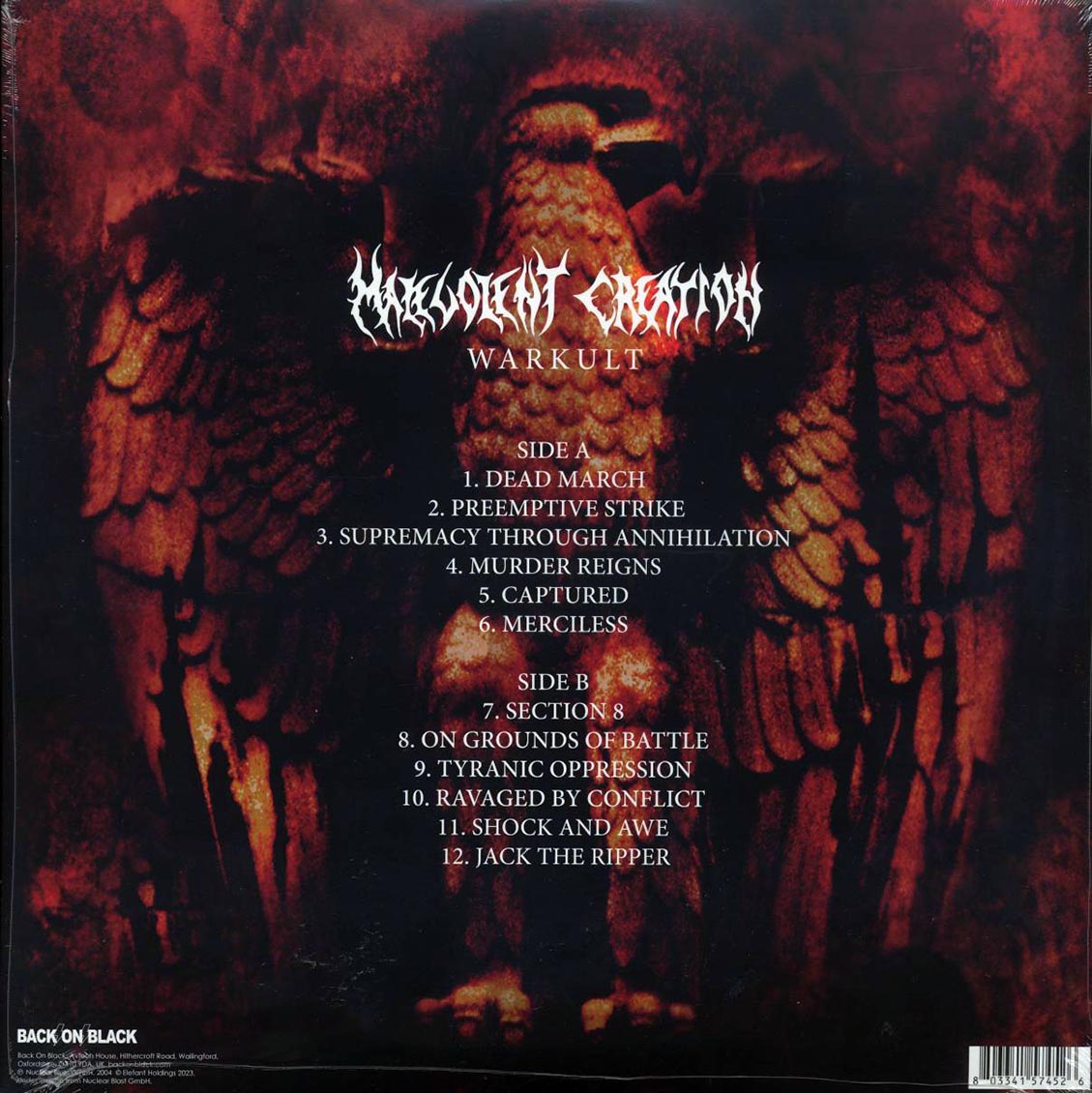 Malevolent Creation - Warkult (ltd. ed.) (red vinyl)