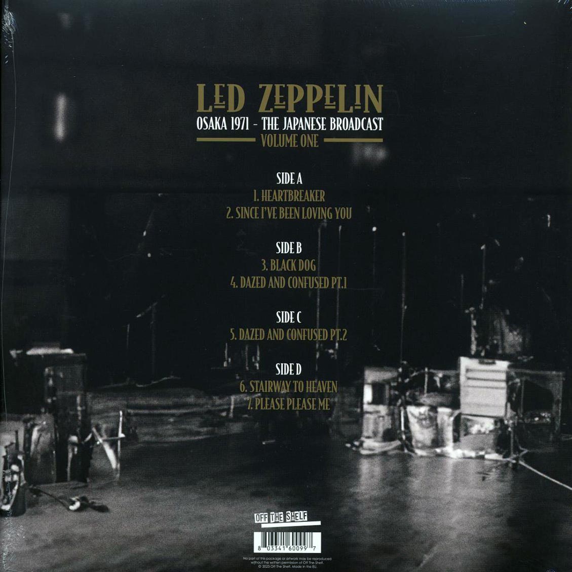 Led Zeppelin - Osaka 1971 Volume 1: The Japanese Broadcast (ltd. ed.) (2xLP) (clear vinyl)