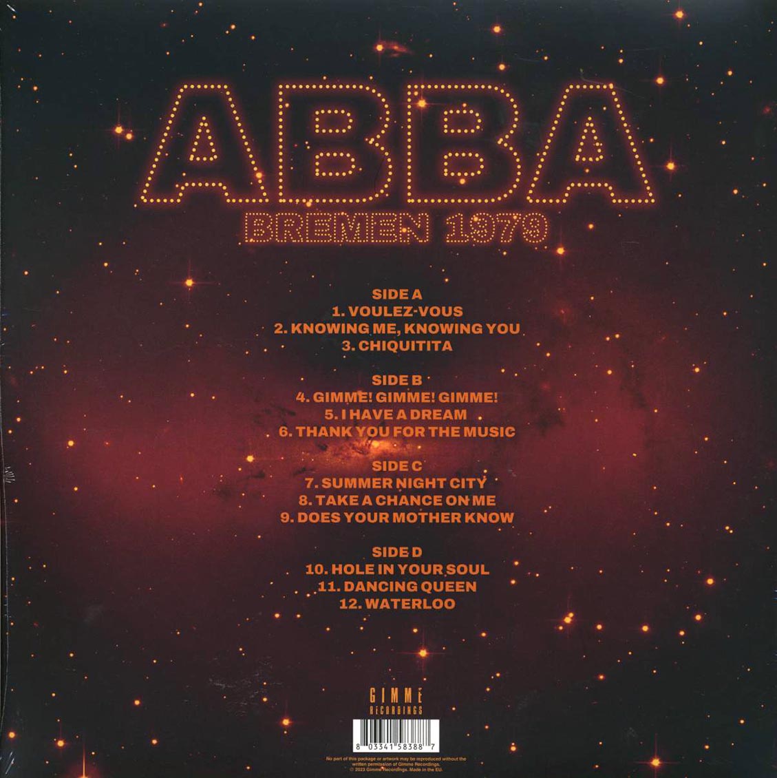 Abba - Bremen 1979 (ltd. ed.) (2xLP) (clear vinyl)