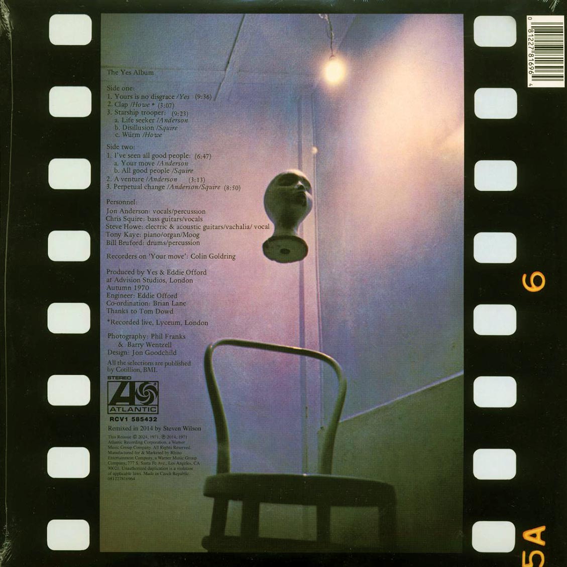 Yes - The Yes Album (ltd. ed.) (sea blue vinyl)