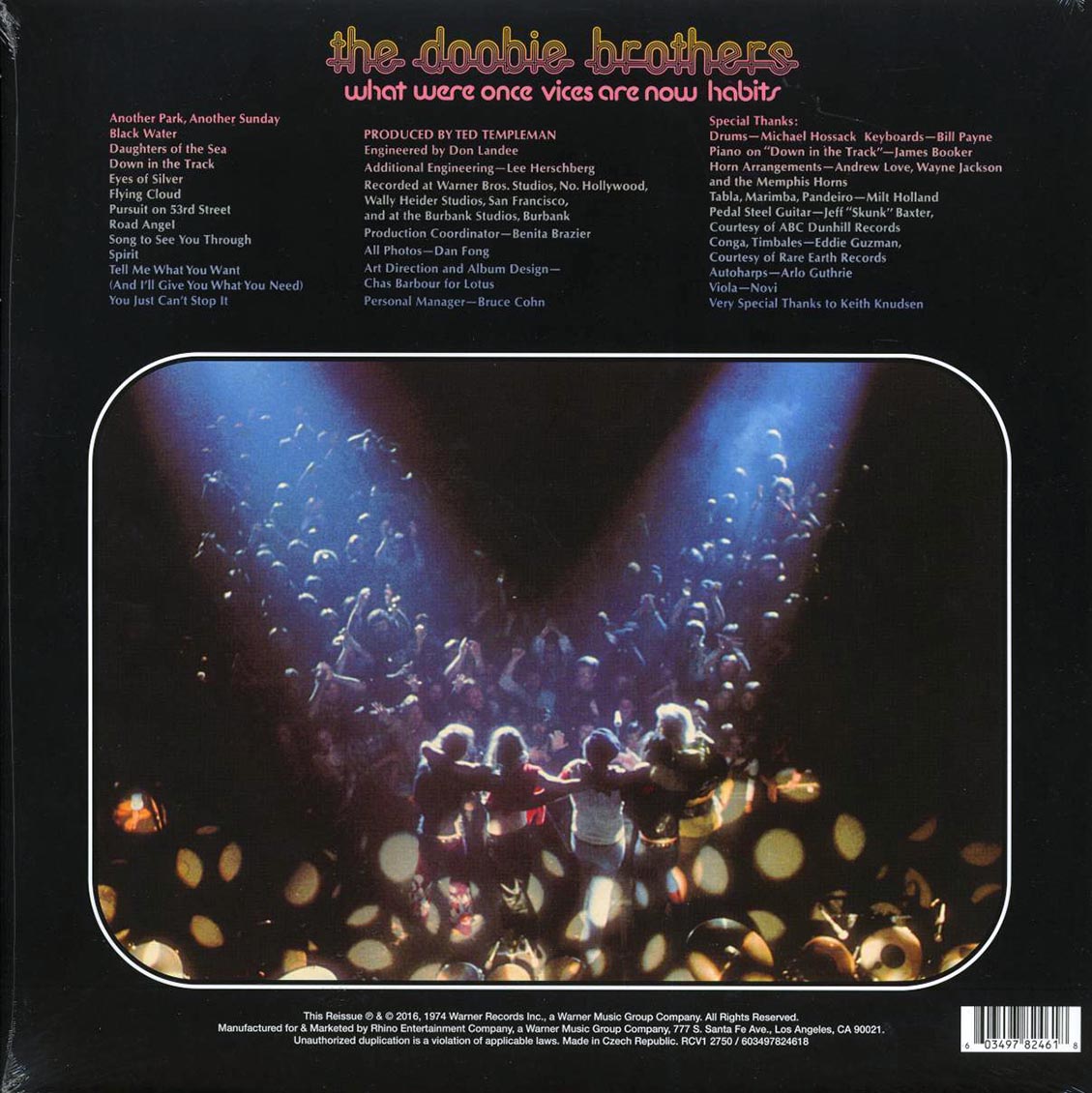 The Doobie Brothers - What Were Once Vices Are Now Habits (50th Anniv. Ed.) (clear vinyl) (remastered)