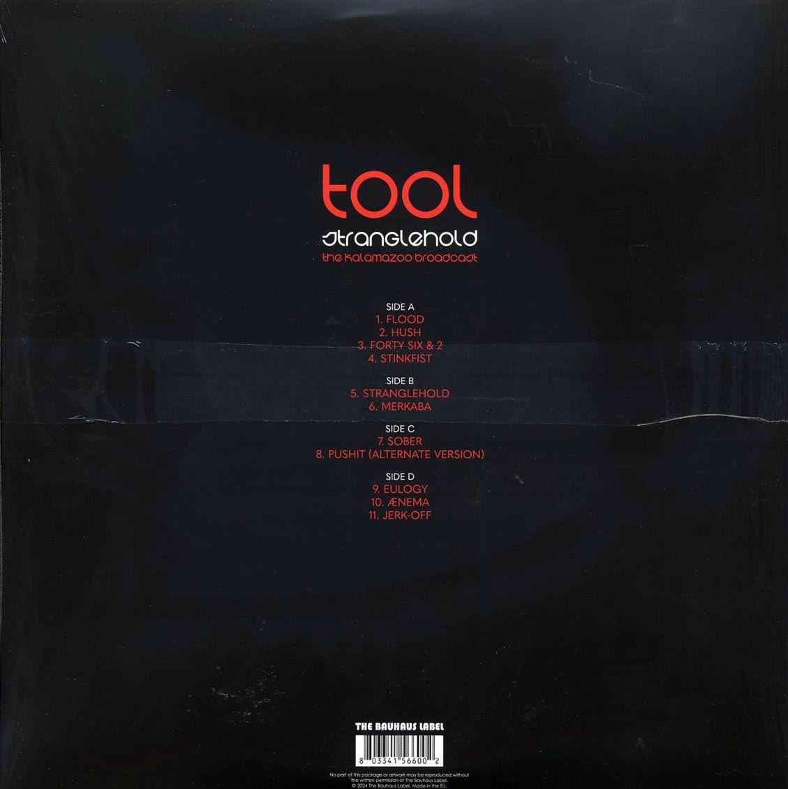 Tool - Stranglehold: The Kalamazoo Broadcast (ltd. ed.) (2xLP) (clear vinyl)