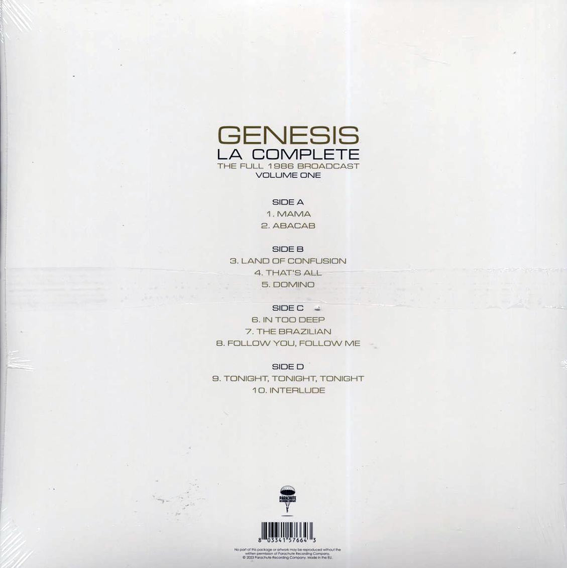 Genesis - LA Complete Volume 1: The Full 1986 Broadcast (2xLP)