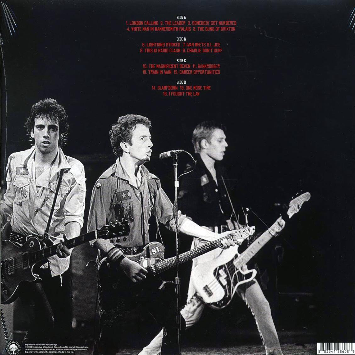 The Clash - Live Amsterdam 1981 (ltd. ed.) (2xLP) (clear vinyl)