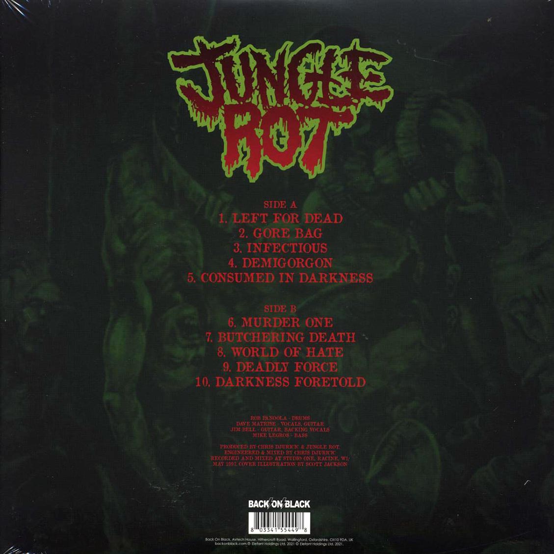 Jungle Rot - Slaughter Of The Weak (ltd. ed.) (clear vinyl)