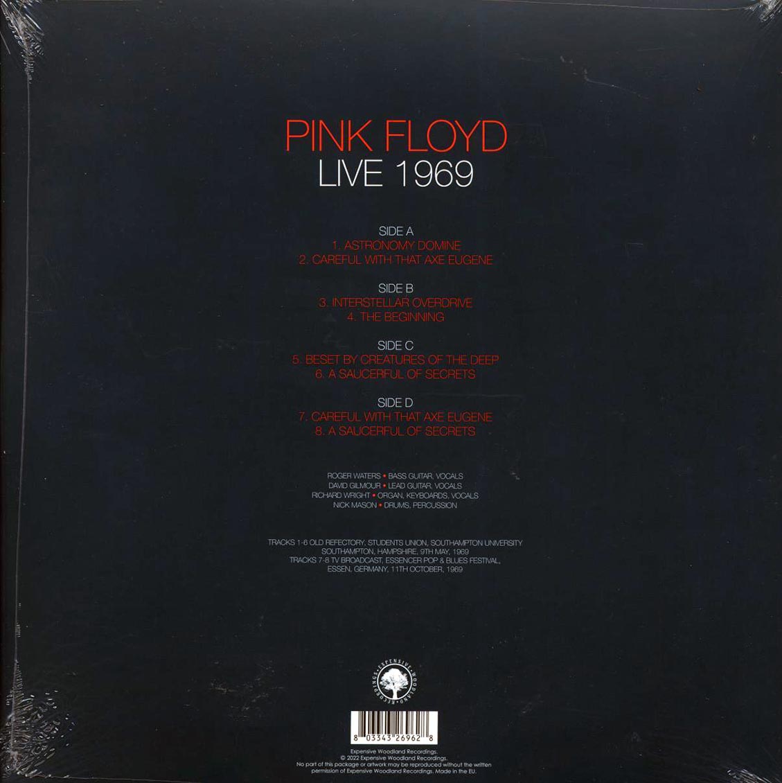 Pink Floyd - Live 1969 (2xLP)
