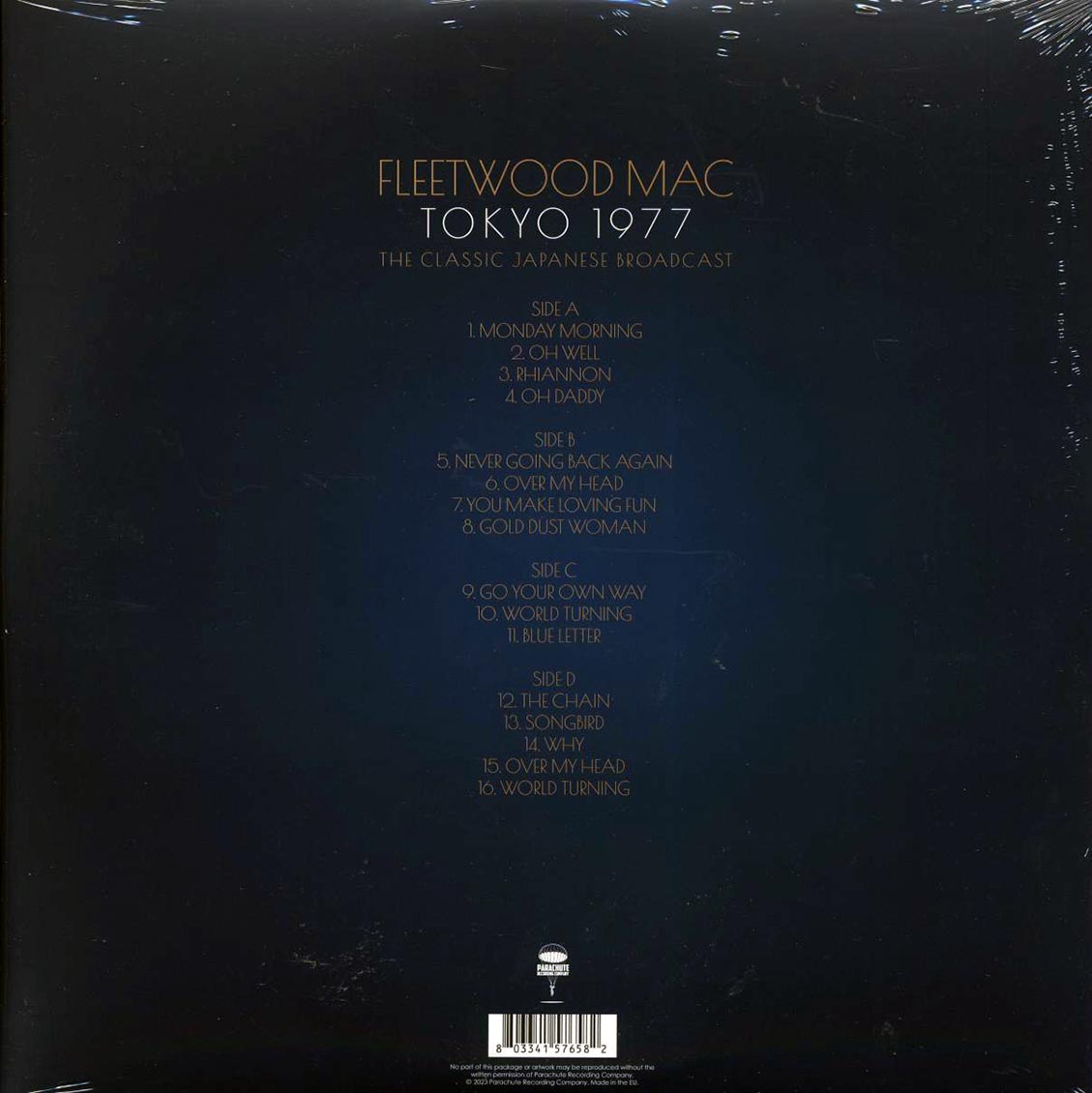Fleetwood Mac - Tokyo 1977: The Classic Japanese Broadcast (2xLP)