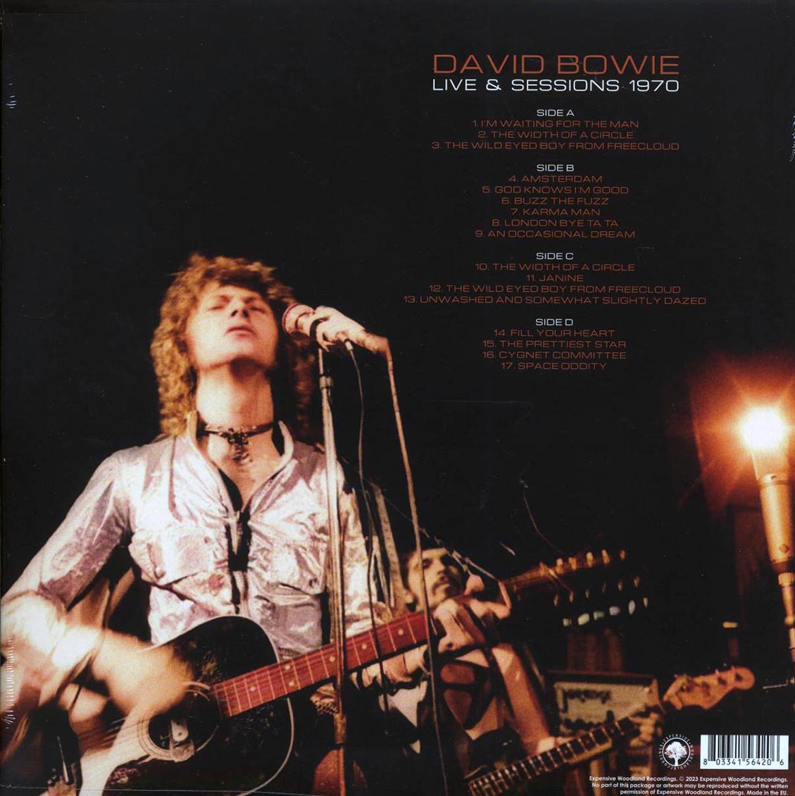 David Bowie - Live & Sessions 1970 (ltd. ed.) (2xLP) (clear vinyl)