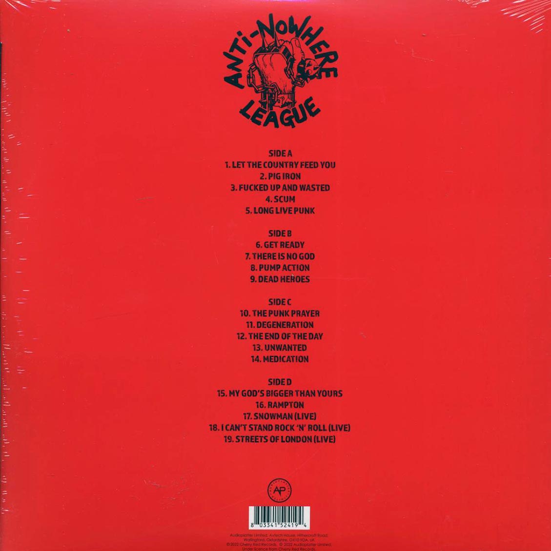 Anti-Nowhere League - The Best Of Anti-Nowhere League (ltd. ed.) (2xLP) (red vinyl)
