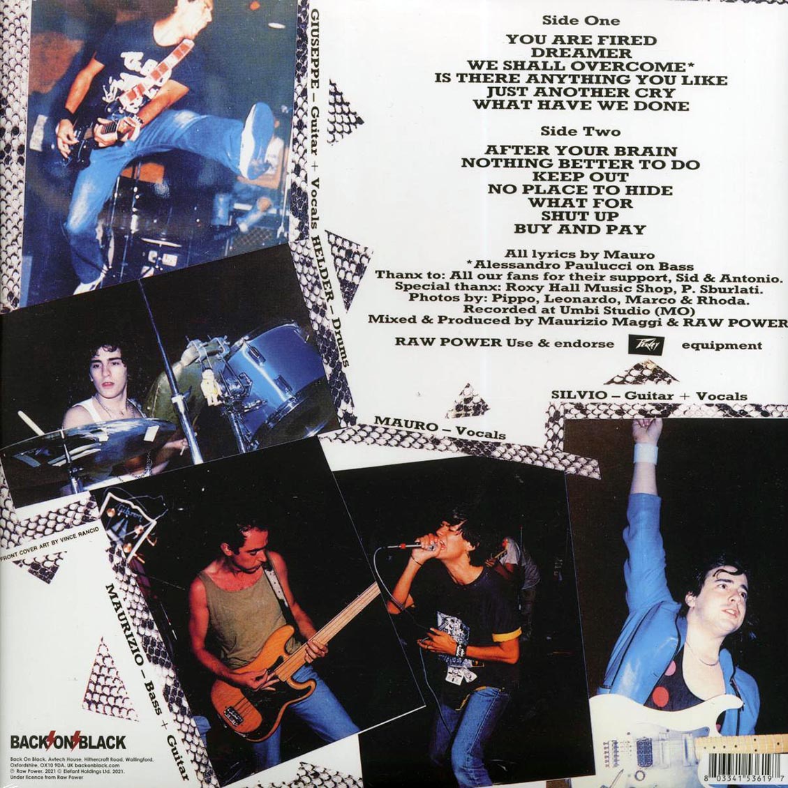 Raw Power - After Your Brain (ltd. ed.) (white/red splatter vinyl)