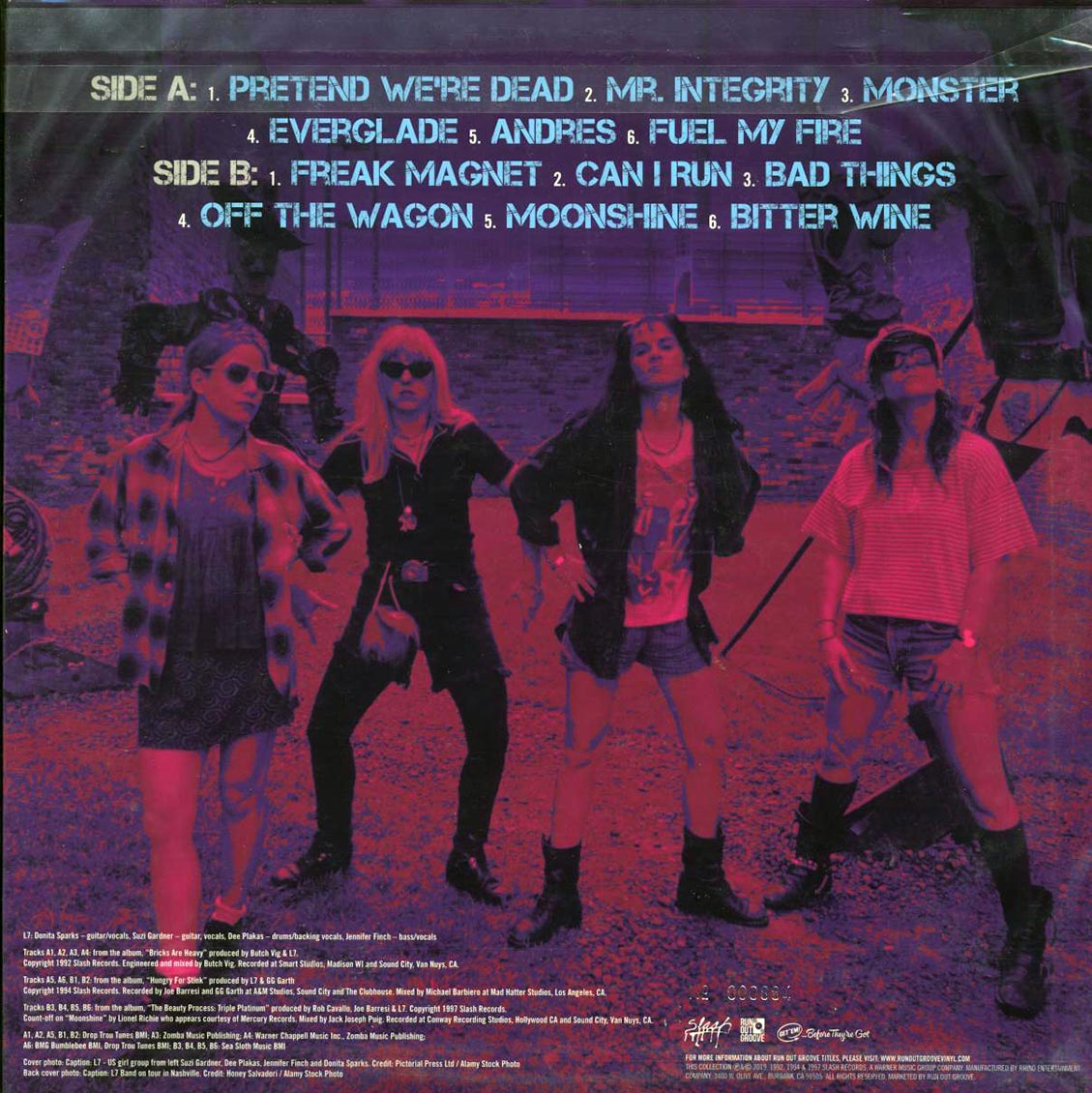 L7 - Best Of The Slash Years (numbered ltd.ed.) (ltd. ed.) (180g) (green vinyl)