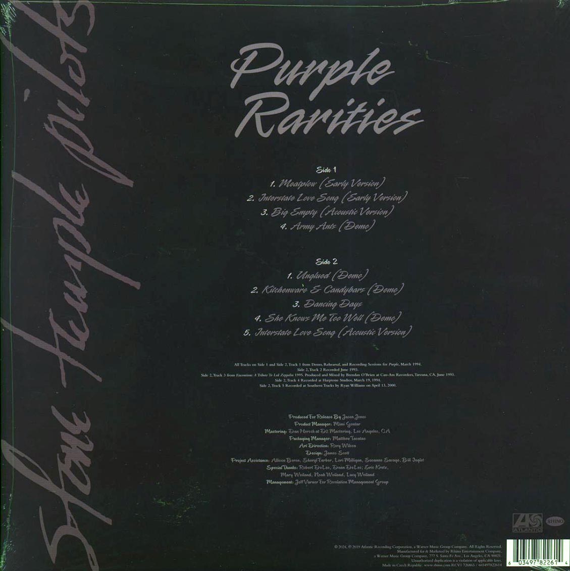 Stone Temple Pilots - Purple Rarities (30th Anniv. Ed.) (RSD 2024) (purple vinyl)