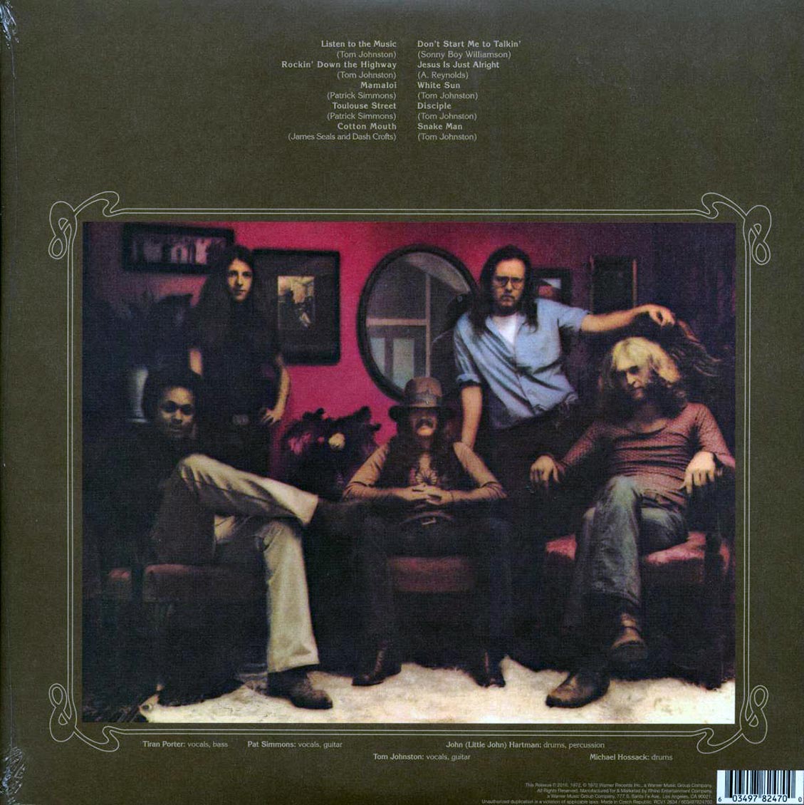 The Doobie Brothers - Toulouse Street (clear vinyl) (remastered)