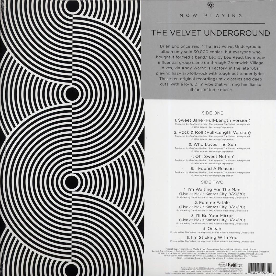 The Velvet Underground - Now Playing (ltd. ed.) (clear vinyl)