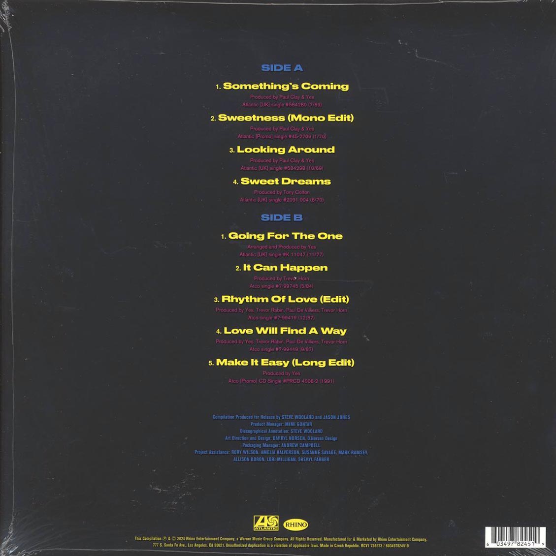 Yes - Singles II (ltd. ed.) (blue/white splatter vinyl)