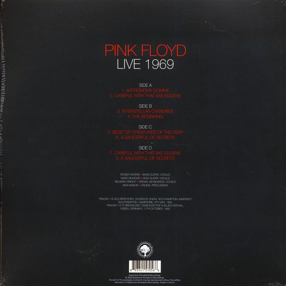 Pink Floyd - Live 1969 (ltd. ed.) (2xLP) (red vinyl)