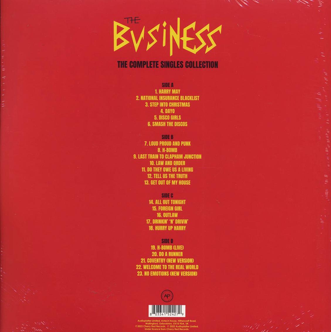 The Business - The Complete Singles Collection (ltd. ed.) (2xLP) (red vinyl)