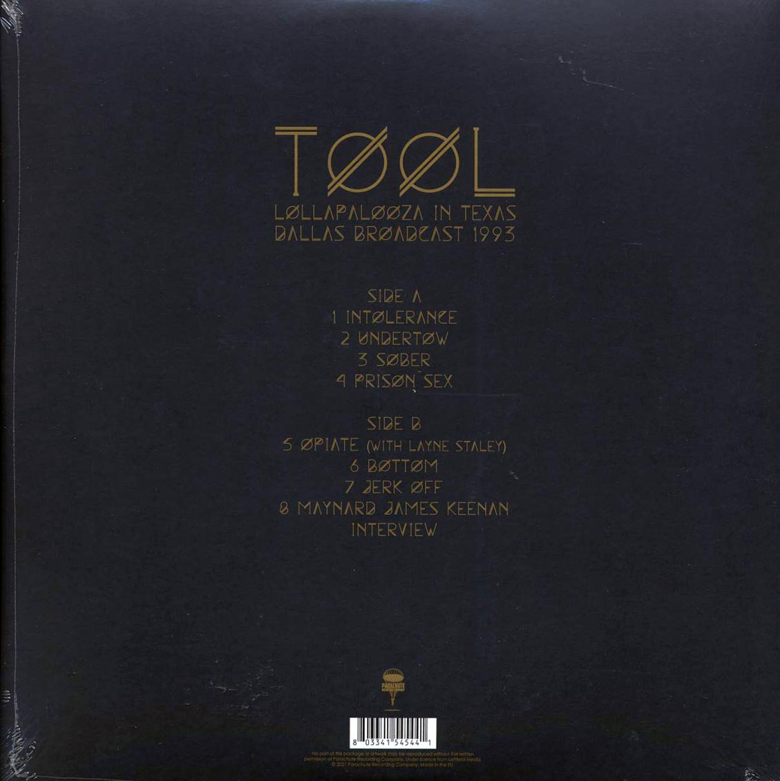 Tool - Lollapalooza In Texas: Dallas Broadcast 1993 (ltd. ed.) (grey vinyl)