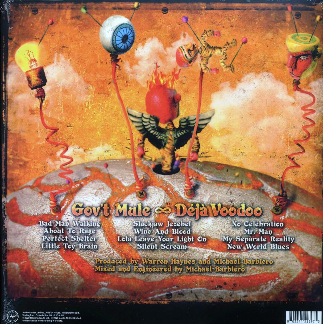 Gov't Mule - Deja Voodoo (ltd. ed.) (2xLP) (clear vinyl)