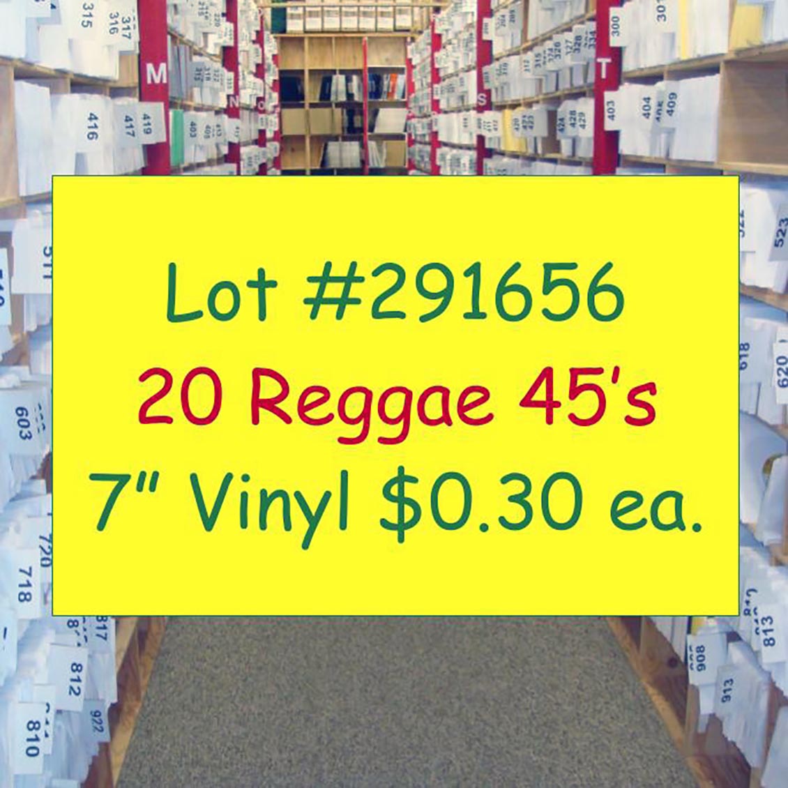 Capleton, Shadow Man, Gowdie Ranks, TOK, Prezident Brown, Etc. - Lot #291656: Collection Of 20 7 Inch 45's (NEW)