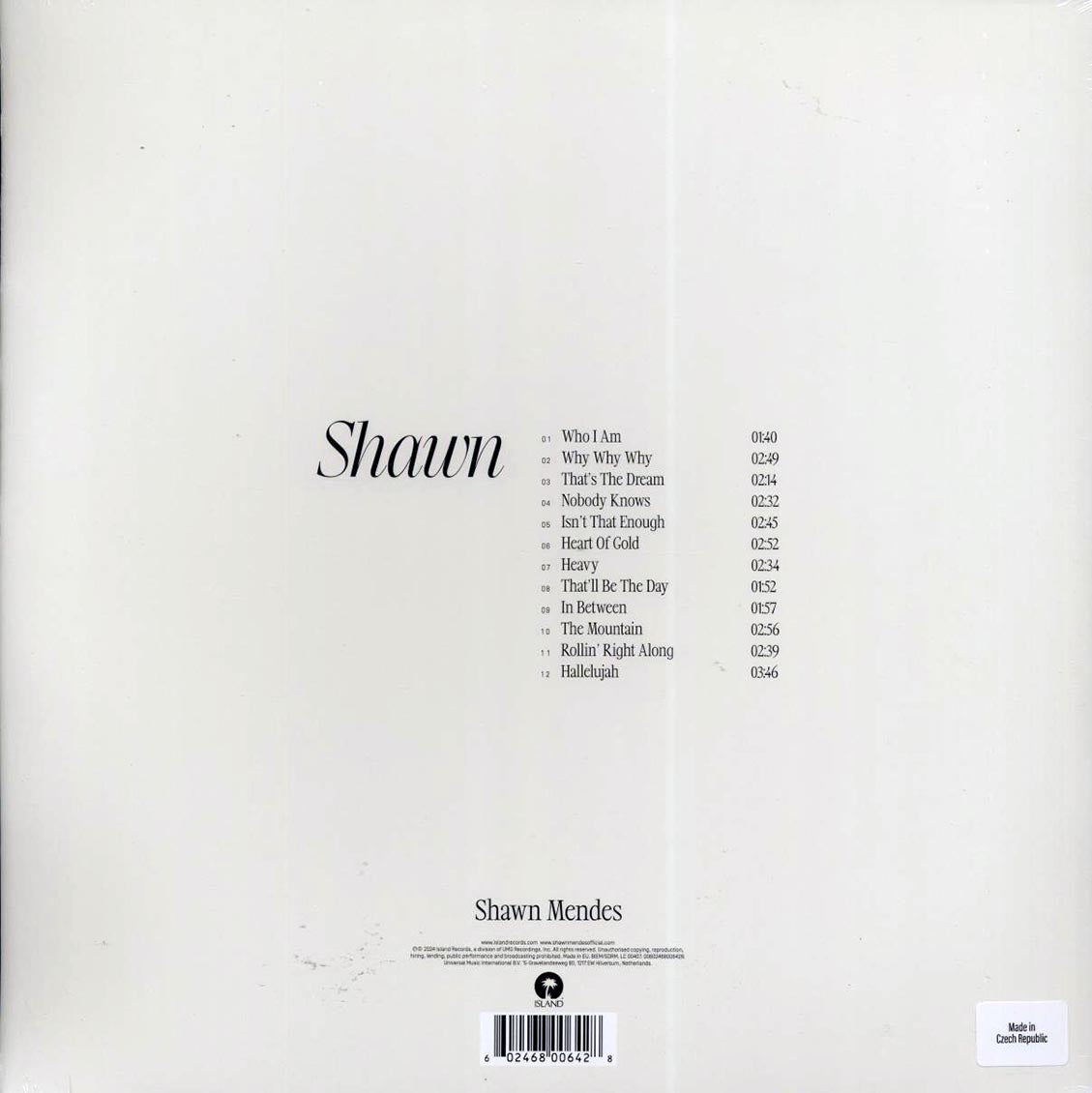Shawn Mendes - Shawn (2xLP) (colored vinyl)