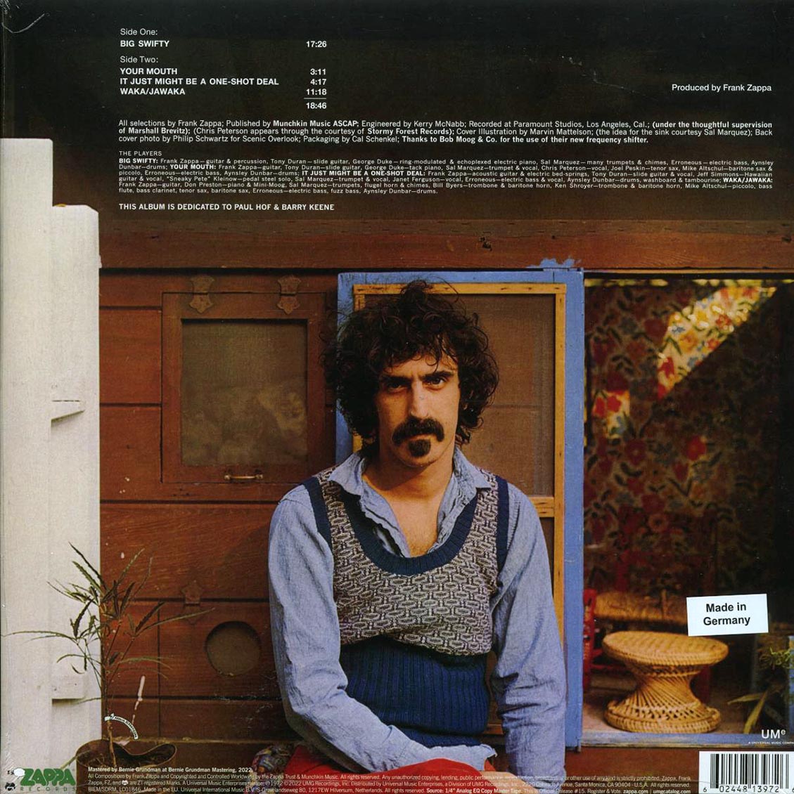 Frank Zappa - Waka/Jawaka (50th Anniv. Ed.) (180g)