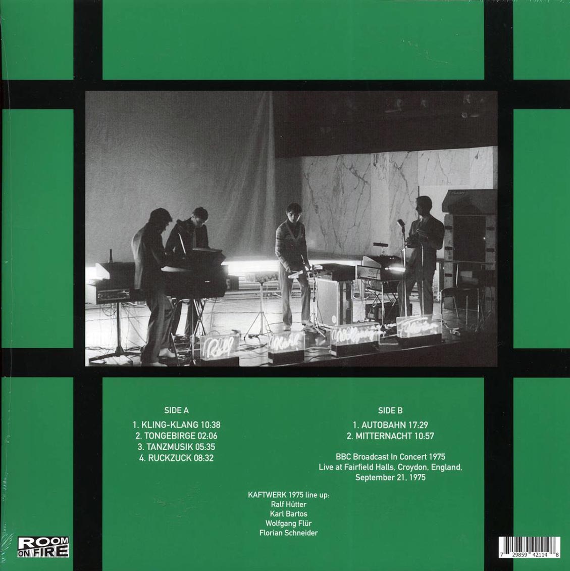 Kraftwerk - BBC Broadcast In Concert 1975 (green vinyl)