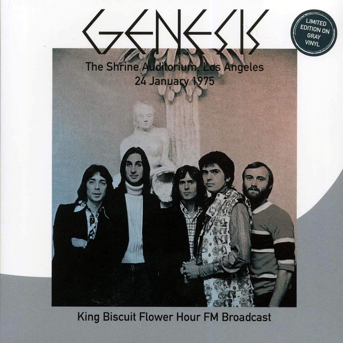 Genesis - The Shrine Auditorium, Los Angeles 24 January 1975: King Biscuit Flower Hour (grey vinyl)