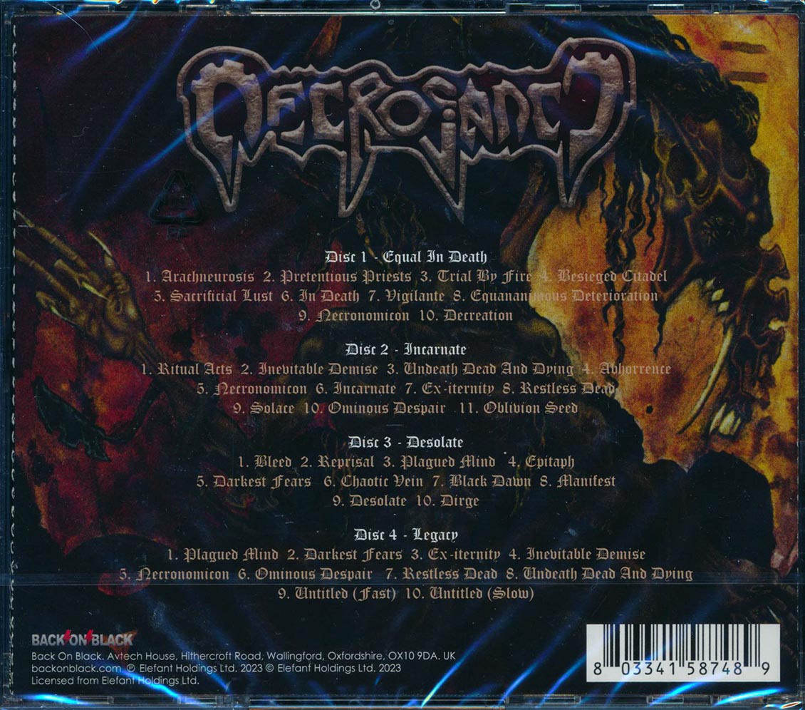 Necrosanct - Reprisal In Death: Anthology (41 tracks) (4xCD)