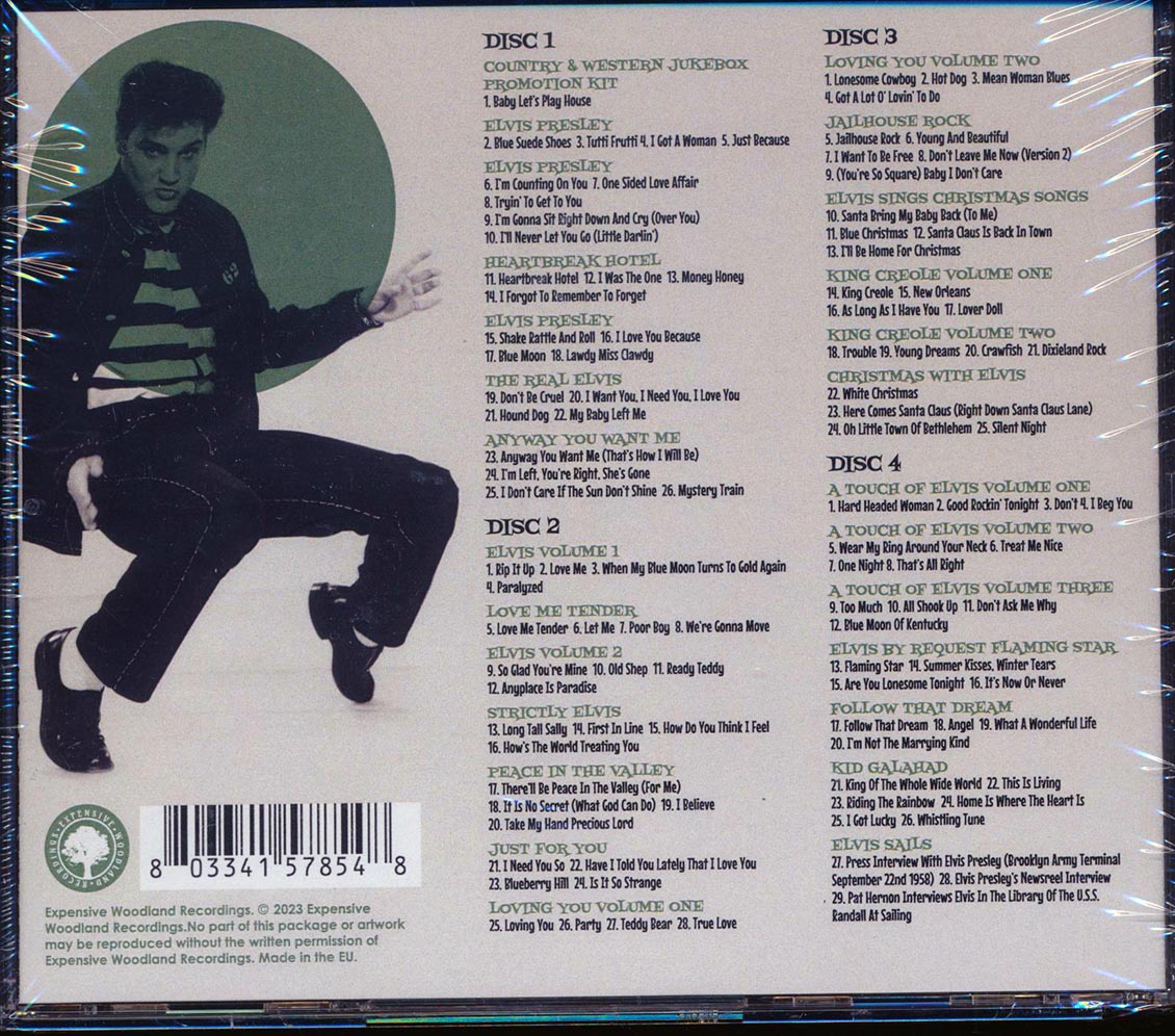 Elvis Presley - Complete USA EP Collection 1955-1962 (103 tracks) (4xCD)