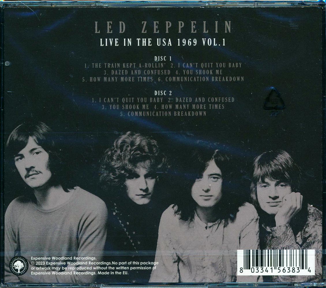 Led Zeppelin - Live In The USA 1969 (2xCD)