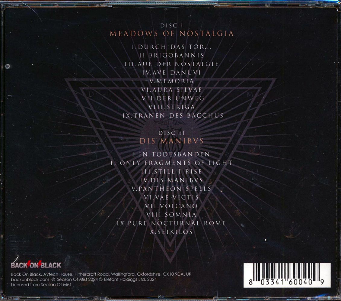 Imperium Dekadenz - Meadows Of Nostalgia + Dis Manibvs (2 albums on 2 CDs) (2xCD)