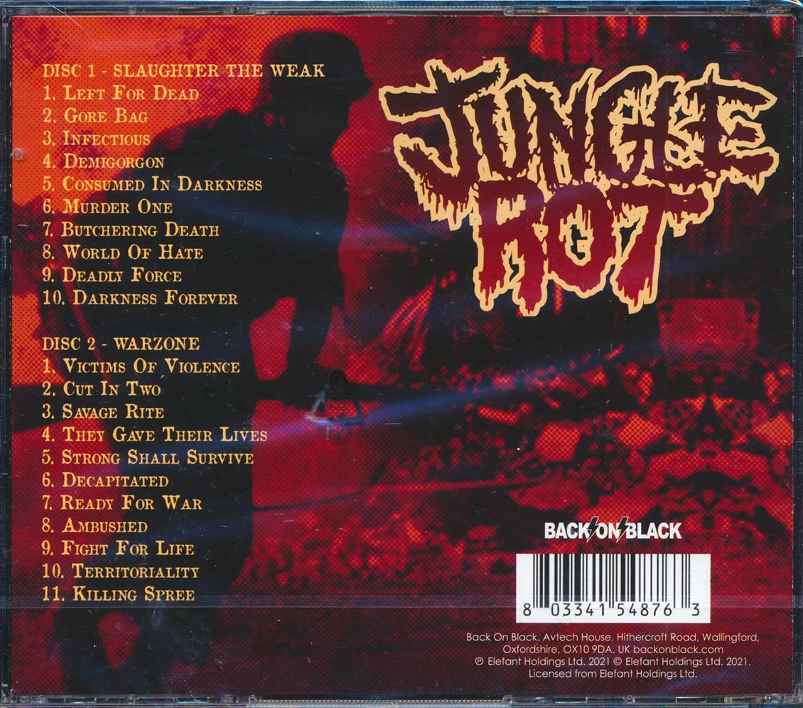 Jungle Rot - Slaughter The Weak + War Zone (21 tracks) (2xCD)