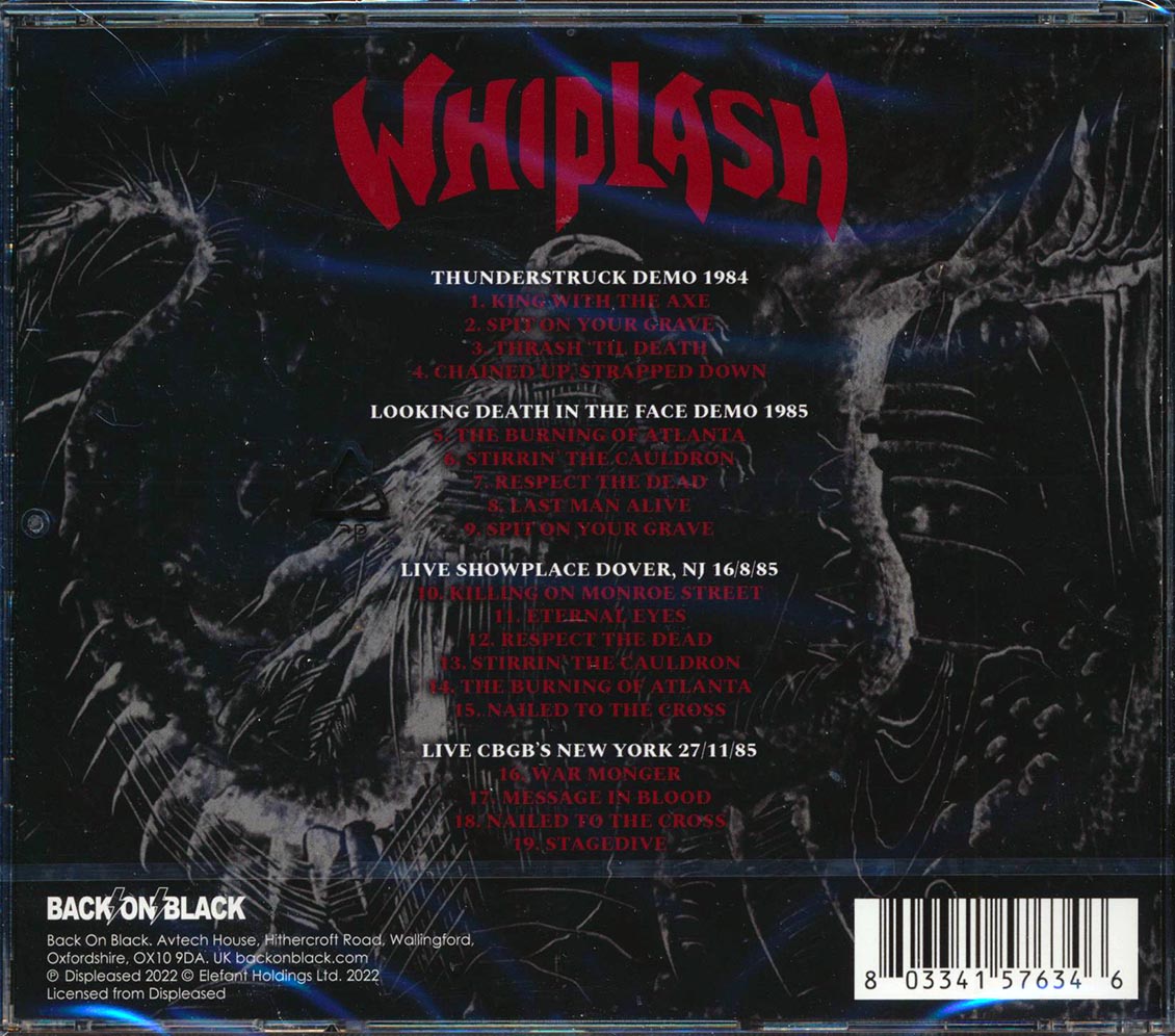 Whiplash - Messages In Blood: The Early Demos