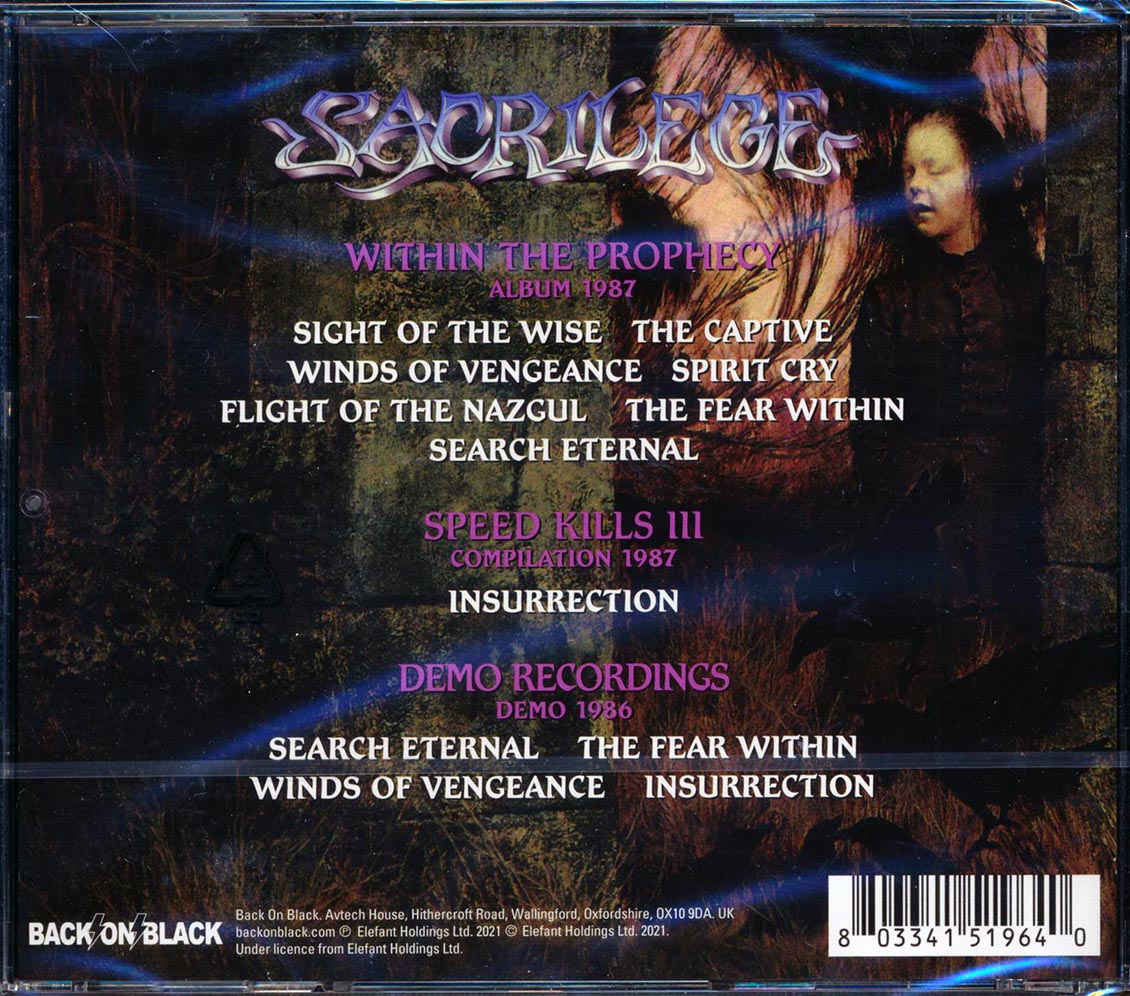 Sacrilege - Within The Prophecy