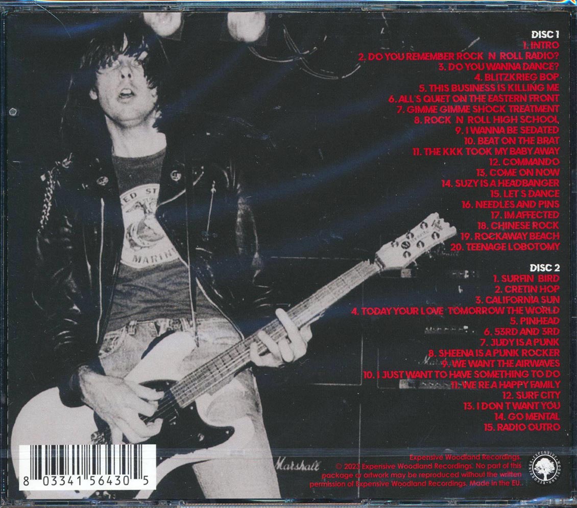 The Ramones - Live Broadcast NY 20 July 1982 (35 tracks) (2xCD)