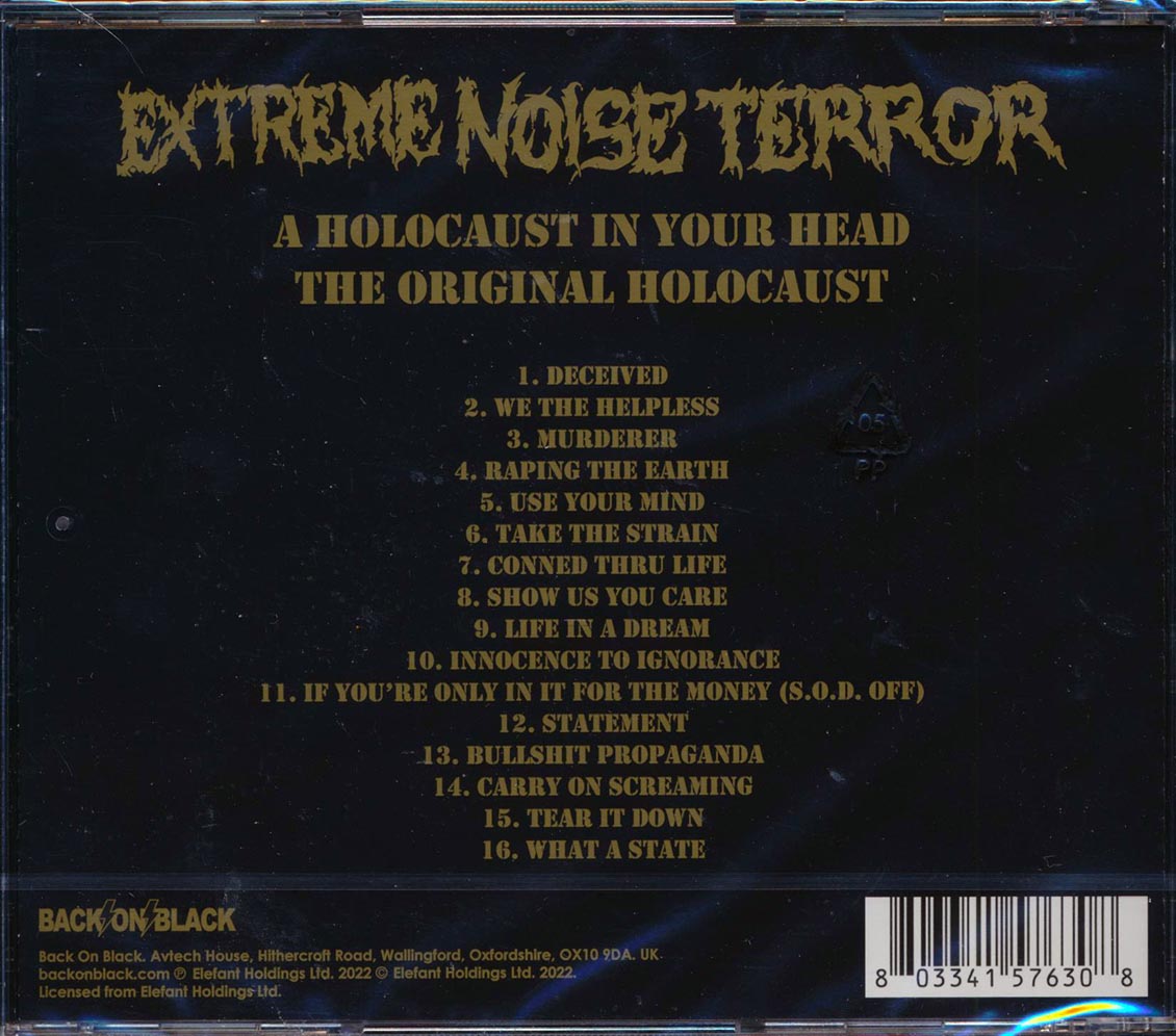 Extreme Noise Terror - The Original Holocaust