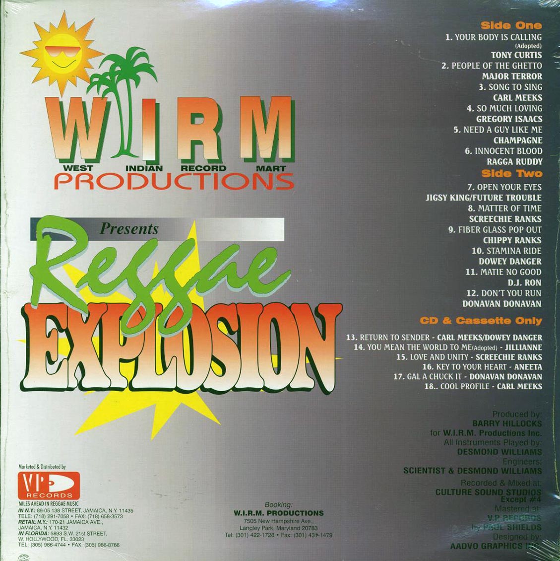 Carl Meeks, Gregory Isaacs, Screechie Ranks, Etc. - Reggae Explosion