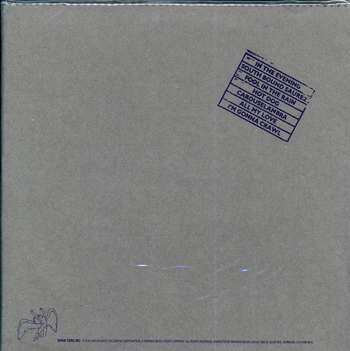 Led Zeppelin - In Through The Out Door