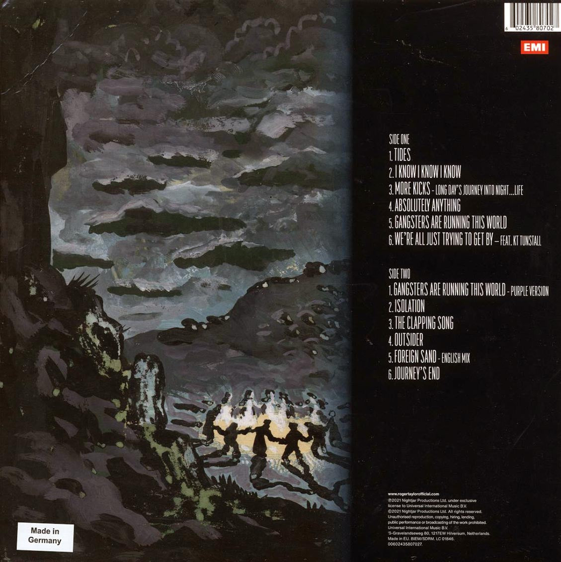 Roger Taylor - Outsider (ltd. ed.) (blue vinyl)